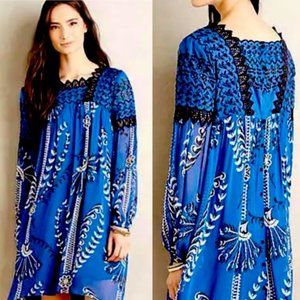 Anthropologie Floreat Lisse Dress